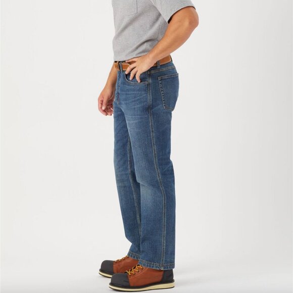 Western Cowboy Duluth Flex Ballroom Relaxed Fit Straight Jeans, Mens 46X30, 2XL - Picture 3 of 11